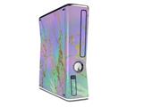 Unicorn Bomb Gold and Green Decal Style Skin for XBOX 360 Slim Vertical