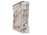 Rose Gold Gilded Marble Decal Style Skin for XBOX 360 Slim Vertical
